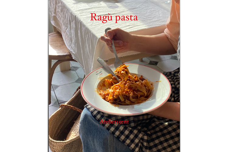 1.Bon appétit pasta plate (레드컬러)