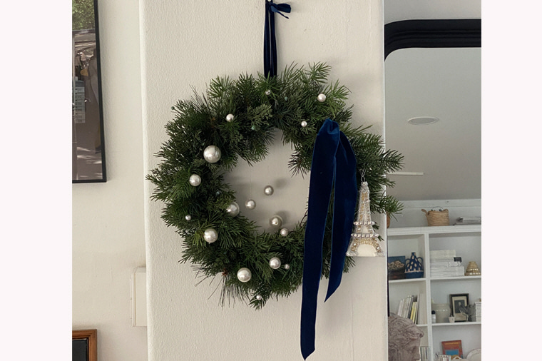 Joyeux Noël wreath (Silver ver)